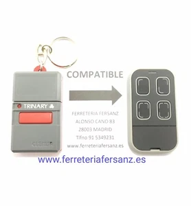 MANDO GARAJE COMPATIBLE AUTOCOPIA CON CLEMSA MT1 MT1 MT-1 MULTI ZAR - Imagen 1 de 2