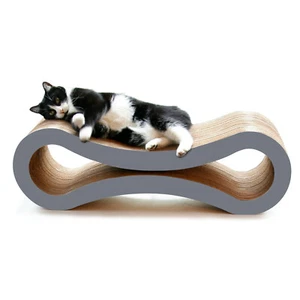 Cat Scratcher Infinity Lounge, Storm Grey - Picture 1 of 2