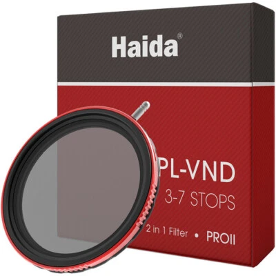 Haida PROII CPL-VND 2-in-1 Filter (72mm) Variable ND 3-7 Stop - Image 1 of 4
