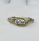 Ever Us Collection 14k White Gold / Rose Gold Ring .50 CTW Diamonds sz 7