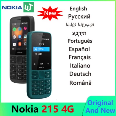 Nokia 215 4G 2020 2.4" 64MB unlocked keyboard phone for old people - Image 1 of 4