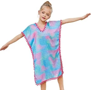 Beinou Girls Tassel Beach Dress Swimsuit Cover Ups, Size 8 years old - Picture 1 of 6