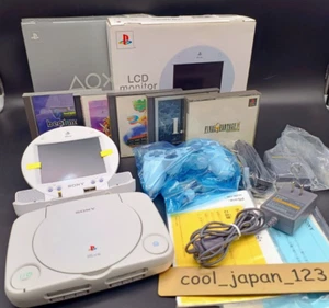 【Mint】PSone Console SCPH-100 with Official LCD Monitor SCPH-152 Tested includes - Picture 1 of 24