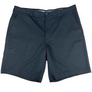PGA Tour Golf Shorts Men's 42 Black Flat Front 10" Inseam 42" Waist Pockets - Picture 1 of 10