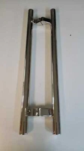 600mm Mirror Finish Glass Door Handle - Picture 1 of 4