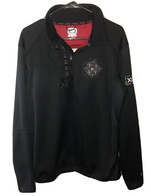 OGIO “XL Logo” Black Quarter Zip Pullover Jacket Size Medium - FREE SHIPPING!!! - Image 1 of 4
