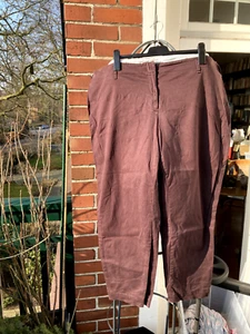 Land's End Chino dunkelrot/pflaume  Gr 58 Baumwolle  knöchellang selten getragen - Bild 1 von 6