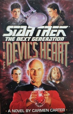 Star Trek: The Next Generation: Devil’s Heart HCDJ 1st Pocket Books Print 1993 - Image 1 of 4