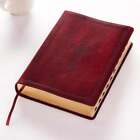 KJV Super Giant Print Red Letters with Thumb-Indexing Burgundy (English) Leather