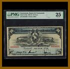 Guatemala 25 Pesos, 1905-1919 P-S146a Train Large Size Banknote PMG 25 (VF)