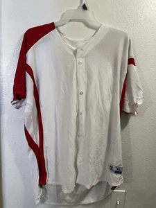 VINTAGE Russell Athletic Shirt Herren XL weiß Baseball Trikot unbedruckt Skate 90s US - Bild 1 von 4
