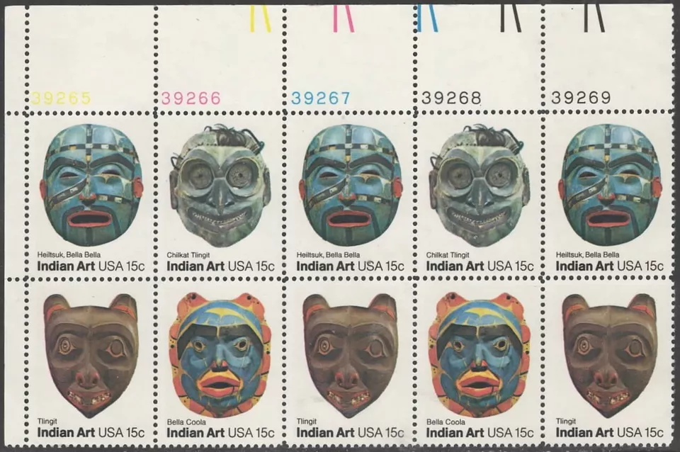 US Scott #1837a, "American Folk Art" Plate block of 10, MNH - Image 1 of 1