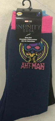 Funko Pop! Marvel: Avengers 3pk Crew Socks: Ant Man, Black Panther, Cpt Marvel Foto 1 de 2