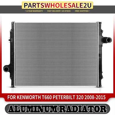 Radiador sin enfriador de aceite para Kenworth T660 Peterbilt 320 2008-2015 sin toma de fuerza Foto 1 de 4