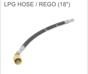 Universal Forklift LPG Hose / Rego assembly 18" Fitting & Connector - Zdjęcie 1 z 2