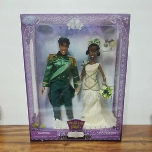 TIANA & NAVEEN ROYAL WEDDING Dolls Princess and the Frog Disney Store 2010 READ. - Picture 1 of 12