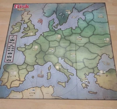 Risk Europe Replacement Parts - Replacement Game Board - Image 1 of 4
