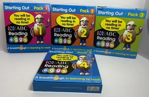 ABC Reading Eggs - Starting Out - Packs 1,2,3 & 4 -Ages 4-6 - Home Schooling - Picture 1 of 20