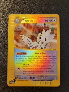 Togetic Reverse 39/147 Aquapolis Englisch Pokemon Karte NM - Bild 1 von 3