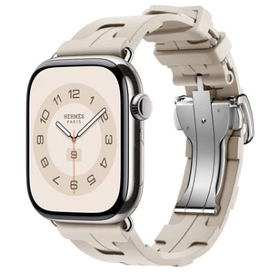 Apple Watch Marke Hermès Kilim 46mm Beton White neu, ungeöffnet - Bild 1 von 6