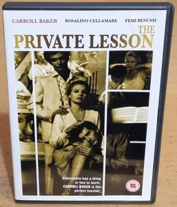 The Private Lesson DVD PAL Rare Carroll Baker, Rosalino Cellamare, Femi Benussi - Picture 1 of 3