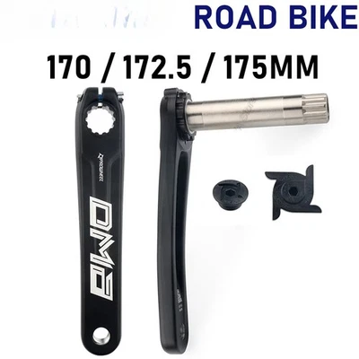 Brazo de manivela de bicicleta de carretera 170 172,5 175 mm bielas de bicicleta 9-12S ultraligero para Shimano Foto 1 de 4