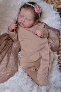 Reborn Baby Puppen Silikon Ganzkörper 20 Zoll Wasserdicht Realistisch Neugeborenes Baby - Bild 1 von 5