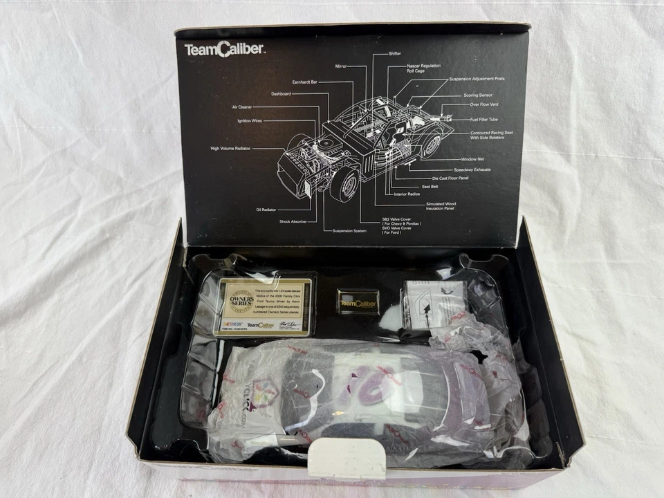 Team Caliber NASCAR Kevin LaPage 16 Model Car Family Click Diecast 1:24 COA Box - Image 1 of 4