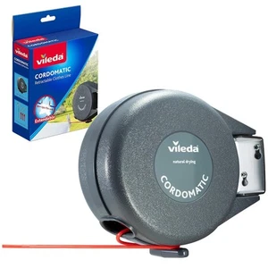 Vileda Cordomatic Retractable Washing Line with 15m Outdoor Clothes Line - Picture 1 of 3