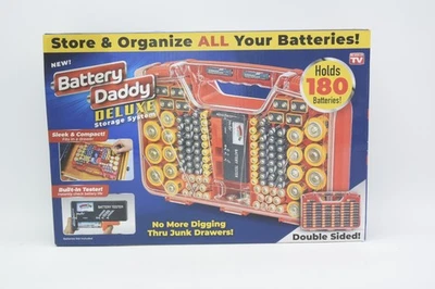 180 Battery Daddy Storage System Caddy Organizer with Case and Tester - Image 1 of 4