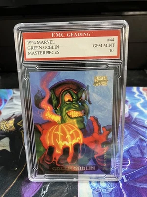 GREEN GOBLIN 1994 Skybox Marvel Masterpieces #44 GRADED 10 MINT VINTAGE - Image 1 of 2
