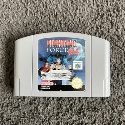 Fighting Force 64 Nintendo 64 PAL 1997 Damaged Label Works Perfect - Image 1 of 2