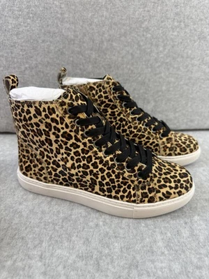 Zapatos Matisse Para Mujer Talla 6 Leopardo Pelo de becerro Parte Superior Alta Atractiva Informal Cremallera Tenis Foto 1 de 4