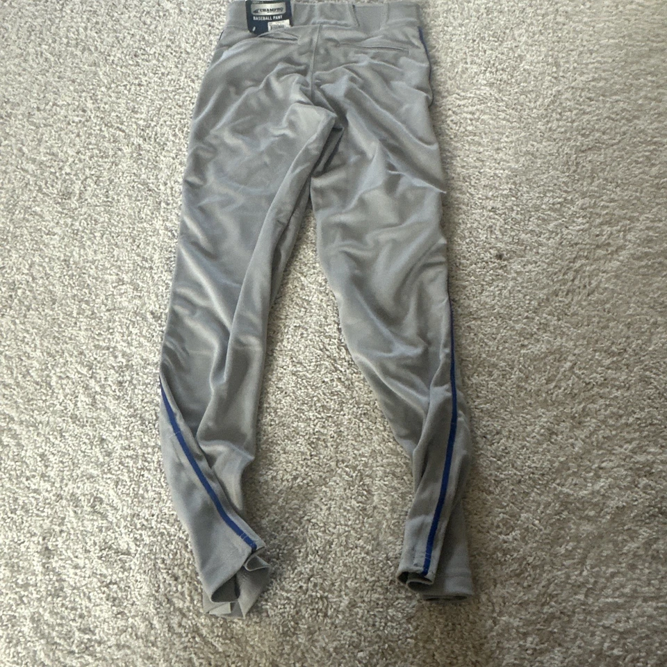 Pantalones de béisbol Champro Value juveniles grandes grises nuevos con etiquetas B2 Foto 1 de 4