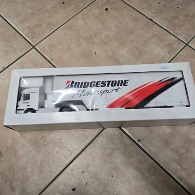 Eligor 1/43 Scale 111850 - Mercedes Actros Transporter Truck - Bridgestone - Image 1 of 2