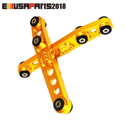 1 par de brazos de control inferiores traseros dorados para 92-95 Honda Civic 94-01 Acura Integra Foto 1 de 4