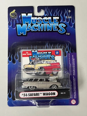 2003 MUSCLE MACHINES 1956 PONTIAC SAFARI WAGON 1/64 56 STATION WAGON - Image 1 of 2