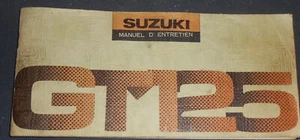 Manuel d’Entretien Suzuki GT125 - Picture 1 of 1