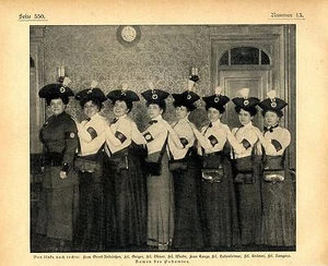 Damen des Postamtes ( in Uniform ) Histor.Aufnahme von 1906 - Bild 1 von 1