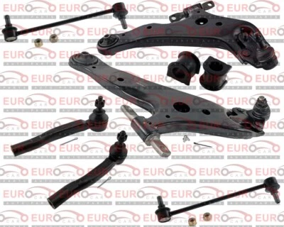 Front End Kit For Toyota Venza HIghlander Lower Control Arms Outer Tie Rod Ends - Image 1 of 4