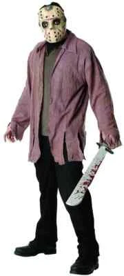 Jason Voorhees Viernes 13 Asesino en Serie Vestido Elegante Halloween Disfraz para Adulto Foto 1 de 2