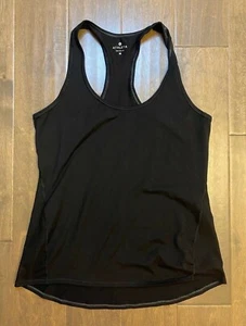 Athleta Black Athletic Tank Top Medium Used - Picture 1 of 2