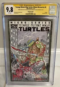 TMNT: Villains Micro-Series #8 CGC SS 9.8 Subscription Edition - Picture 1 of 5