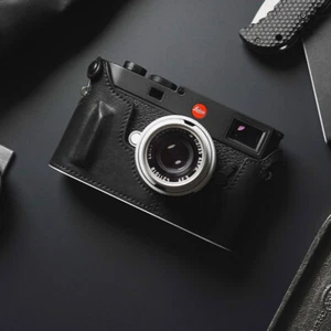 Half Case For Leica M11 – Leather Metal Insert Retro Camera Cover By Mrstone - Picture 1 of 17