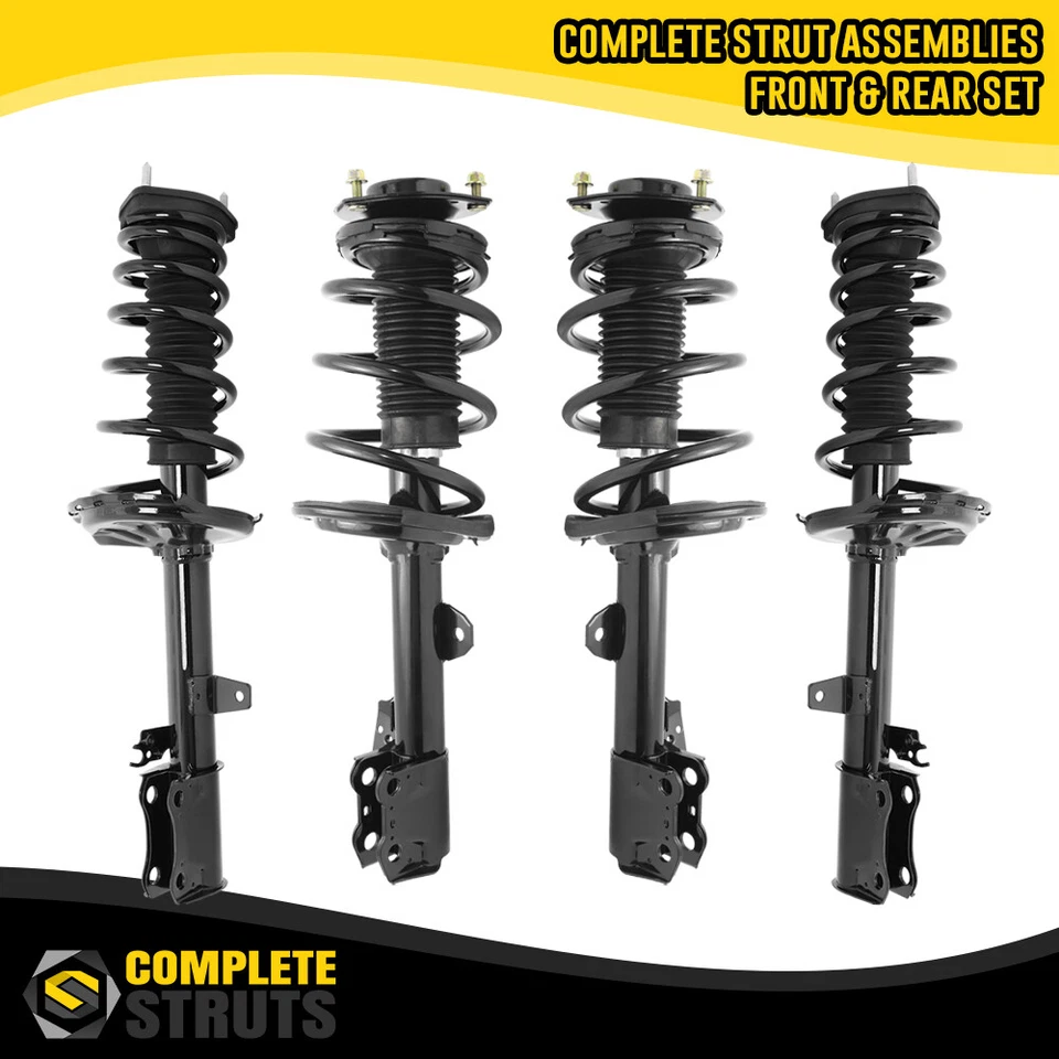 Front & Rear Complete Strut & Spring Assemblies for 2013-2016 Toyota Venza FWD Foto 1 de 1