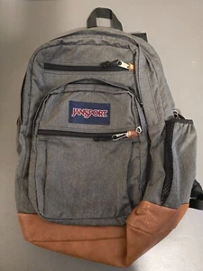 JanSport Js0a2sdd3cl Cool Student Grey Letterman Poly Unisex Backpack - Picture 1 of 2