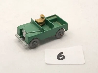 DE COLECCIÓN MATCHBOX MOKO LESNEY 12 LAND ROVER + COCHE DE JUGUETE FUNDIDO A PRESIÓN VERDE DRIVER AÑOS 50 Foto 1 de 4