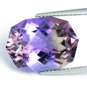 10.26Cts Natural Beauteous Bi-Color Ametrine Fashion Cushion Cut Loose Gemstone - Picture 1 of 10