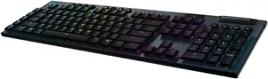 Clavier de jeu mécanique Logitech G915 LIGHTSPEED RGB, profil bas GL clicky - Photo 1 sur 6