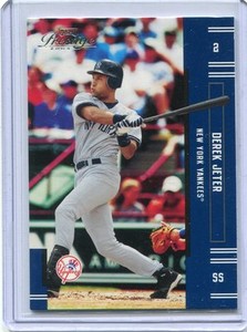 2005 Playoff Prestige Baseball Card of Derek Jeter New York Yankees NR Mint # 2